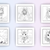 Animals coloring book