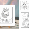 Kitten Coloring Sheets