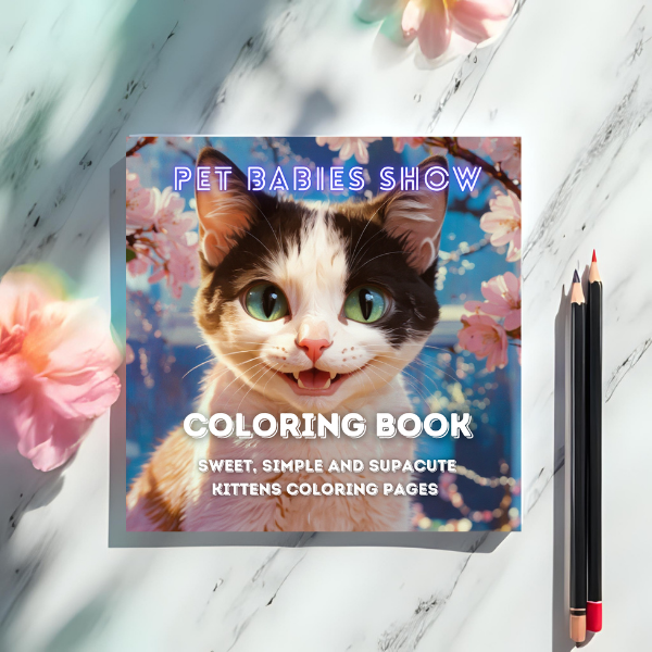 Pet Babies Show Coloring Pages 600 x 600