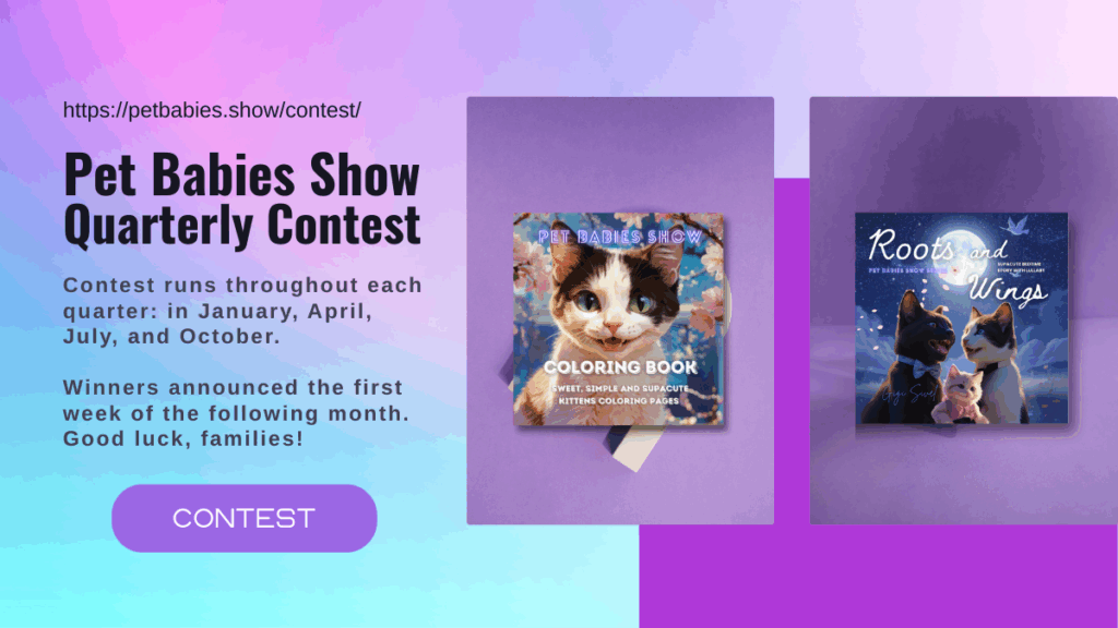 Pet Babies Show Contest Details CTA